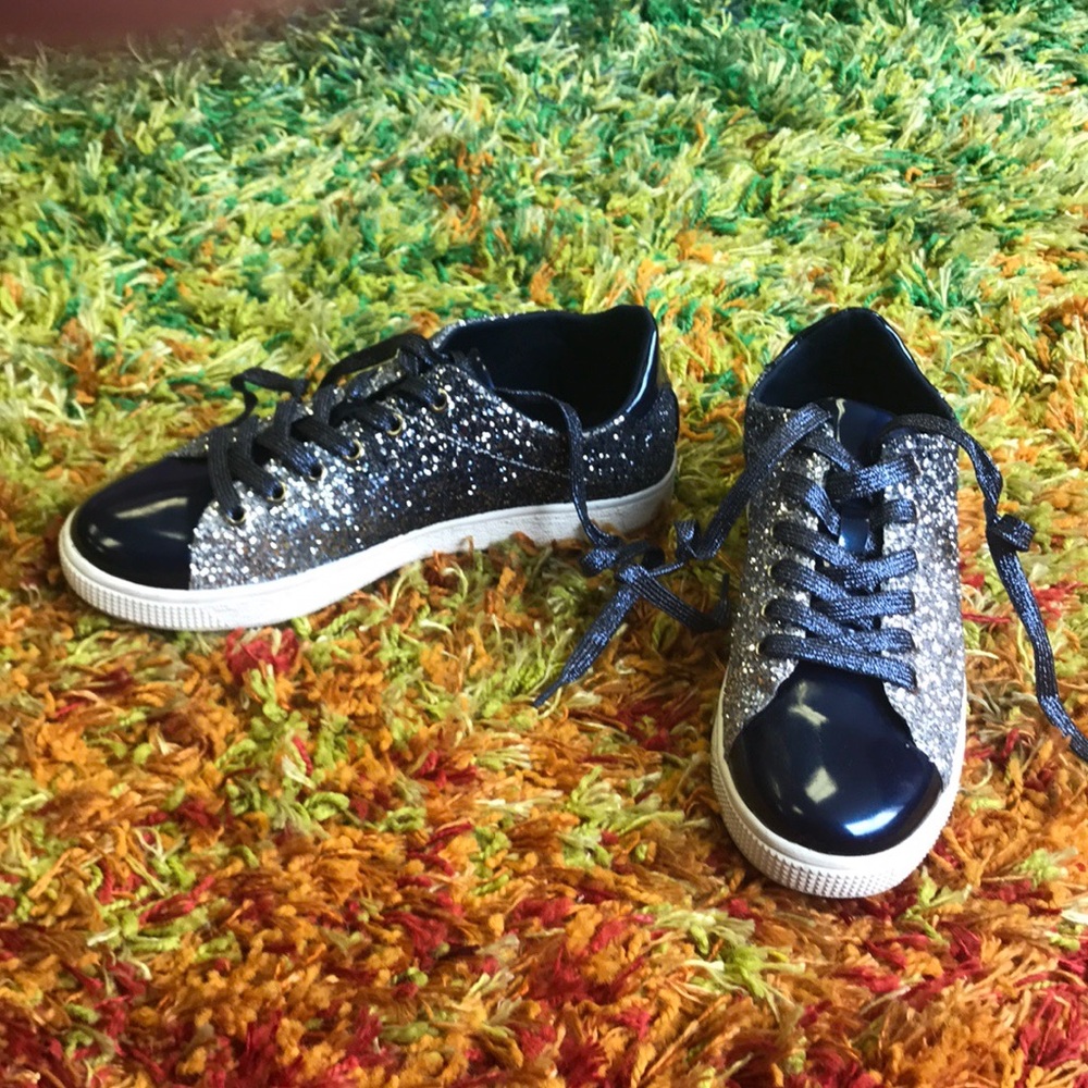 Glitter sequin sneakers